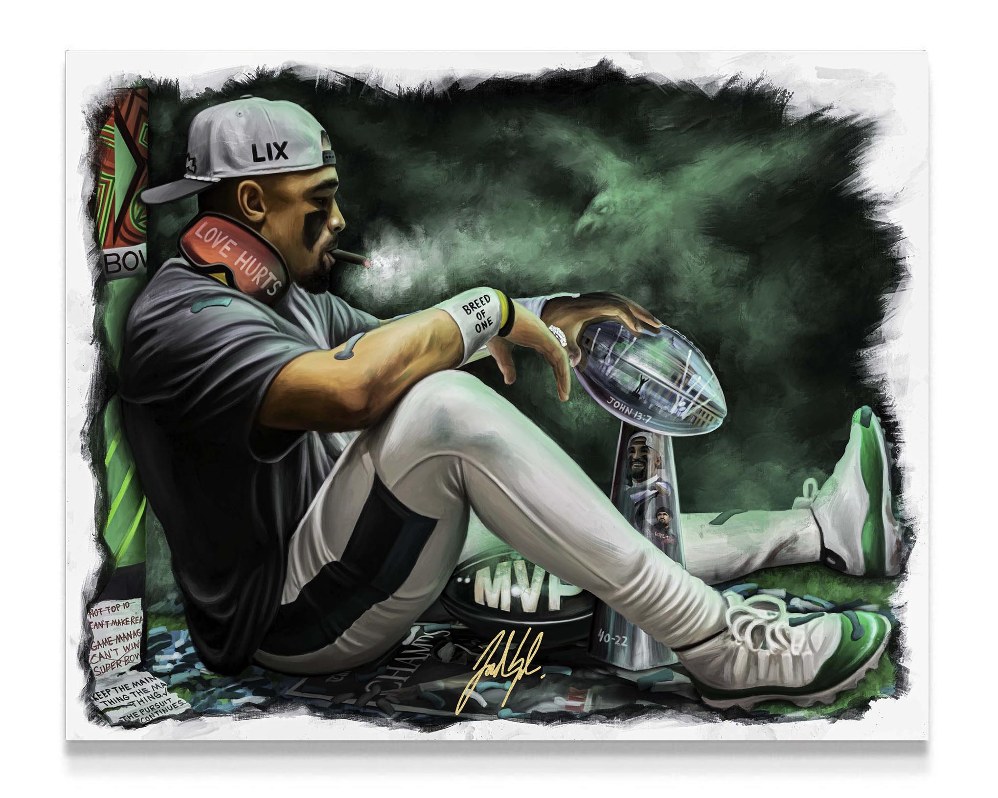 EAGLES WALL ART