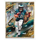 Saquon Barkley LIX Champion Artist X Athlete Dual Autograph - Pre Order Opportunity