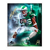 Saquon Barkley "Born To Run" Artist X Athlete Dual Autograph - Pre Order Opportunity