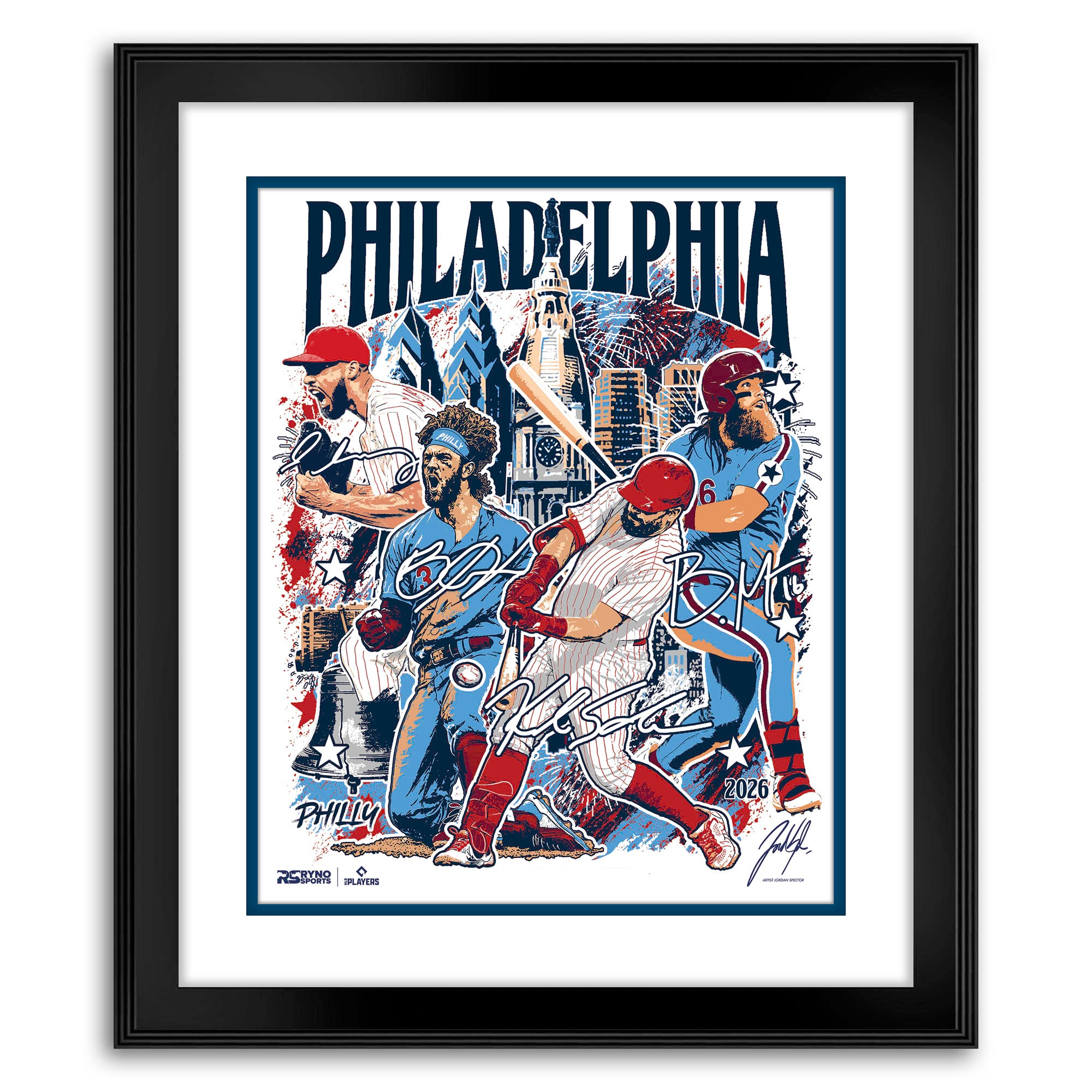 Philadelphia All Star Collaboration - The Big Four - Exclusive Print