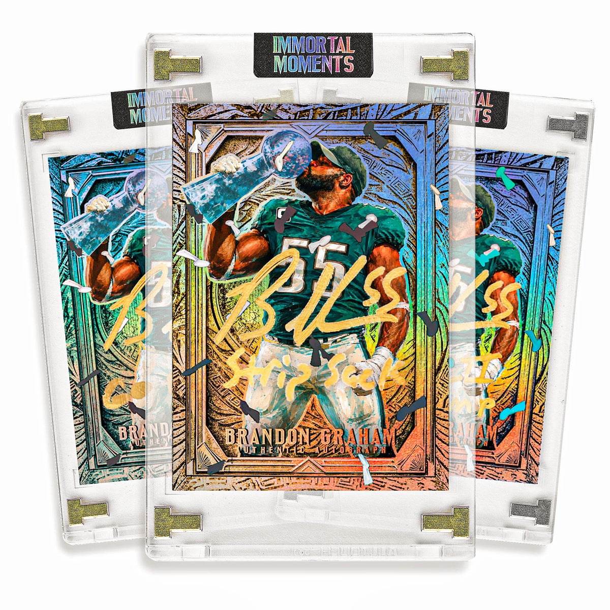 IMMORTAL MOMENTS™ BRANDON GRAHAM "DELIVERANCE" LII CHAMPIONS SET