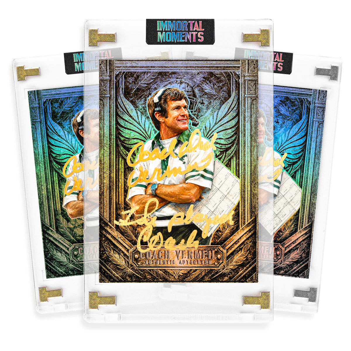 IMMORTAL MOMENTS™ DICK VERMEIL "THE PLAYERS COACH" PHILLY PHAME SET
