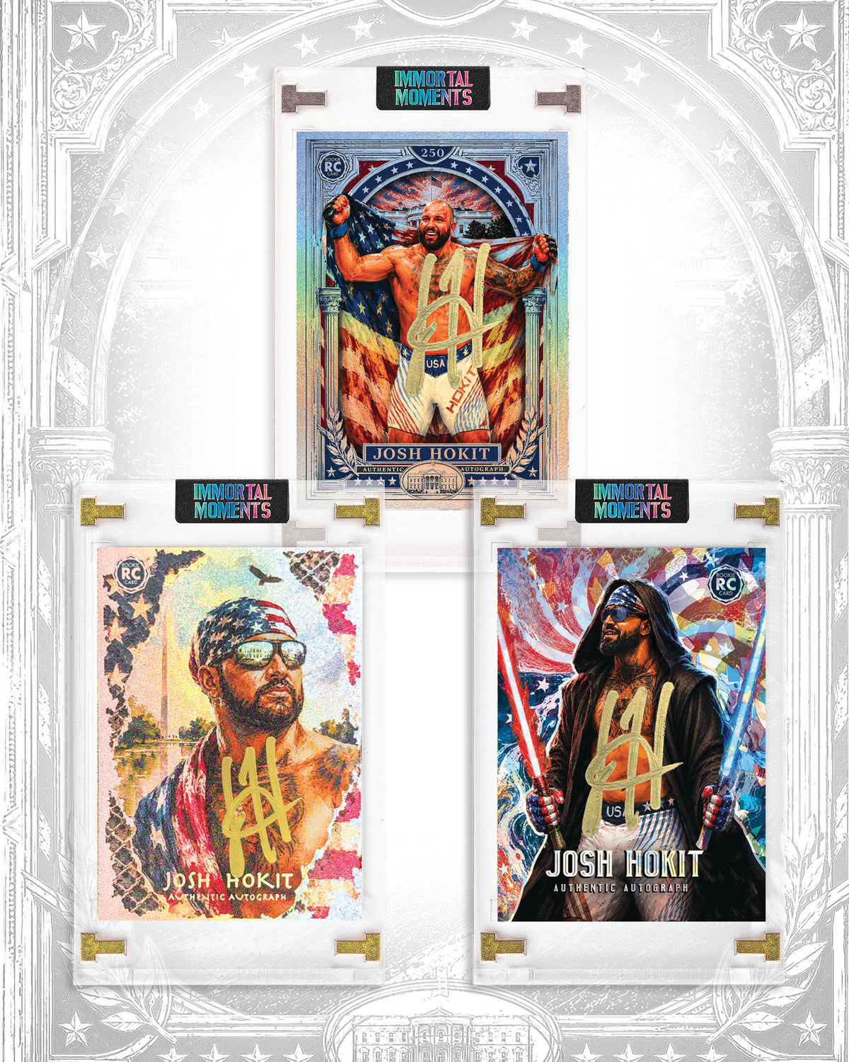 IMMORTAL MOMENTS™ "Presidential" Josh Hokit Autograph Collectible
