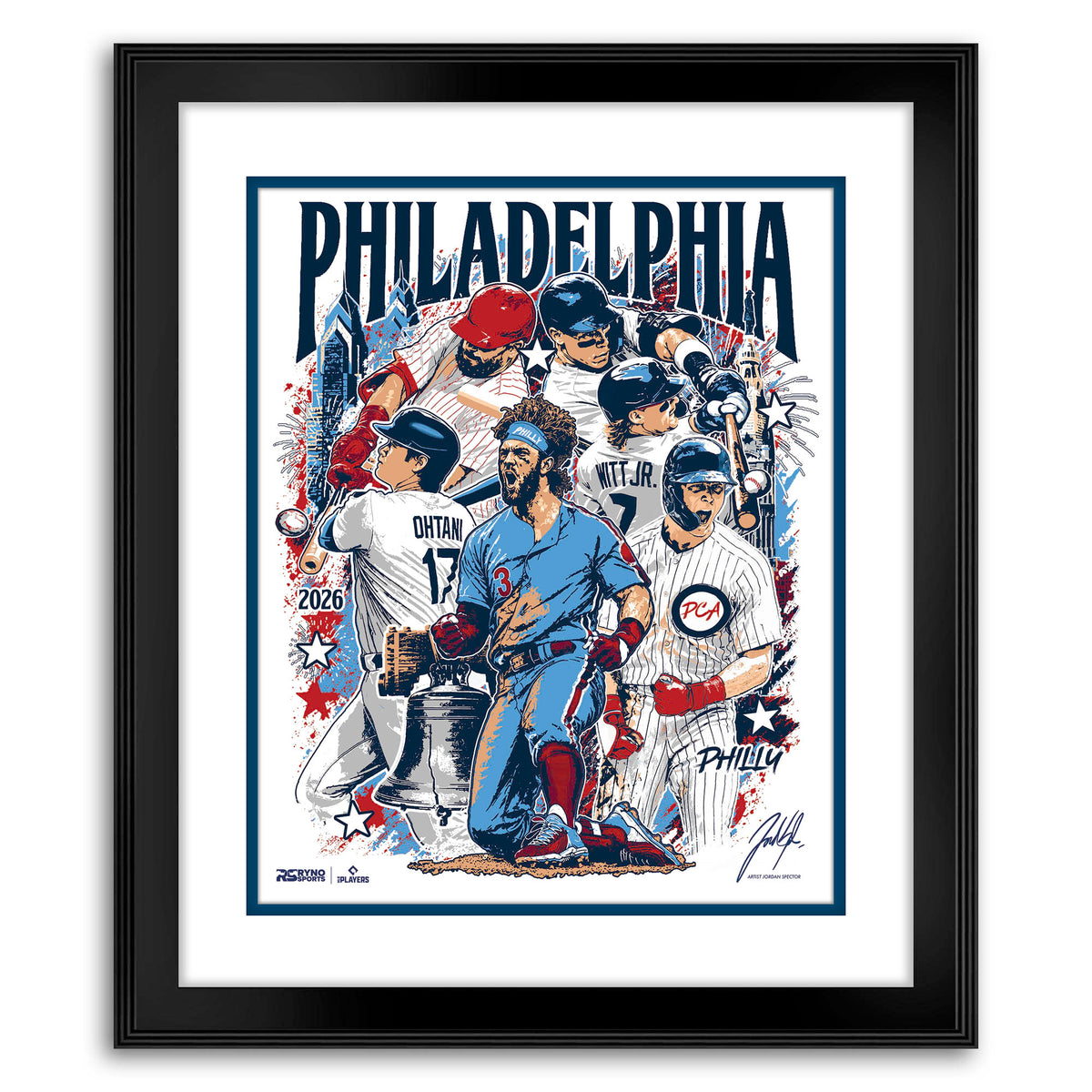 Philadelphia All Star Collaboration - Six Sluggers - Exclusive Print
