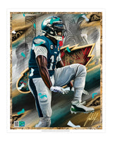 IMMORTAL MOMENTS™ AJ BROWN "ALWAYS OPEN" LIX CHAMPIONS 8 x 10 Lithograph