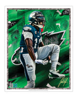 IMMORTAL MOMENTS™ AJ BROWN "ALWAYS OPEN" LIX CHAMPIONS 8 x 10 Lithograph