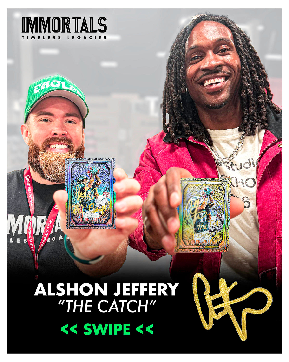 IMMORTAL MOMENTS™ ALSHON JEFFERY "THE CATCH" LII CHAMPIONS SET