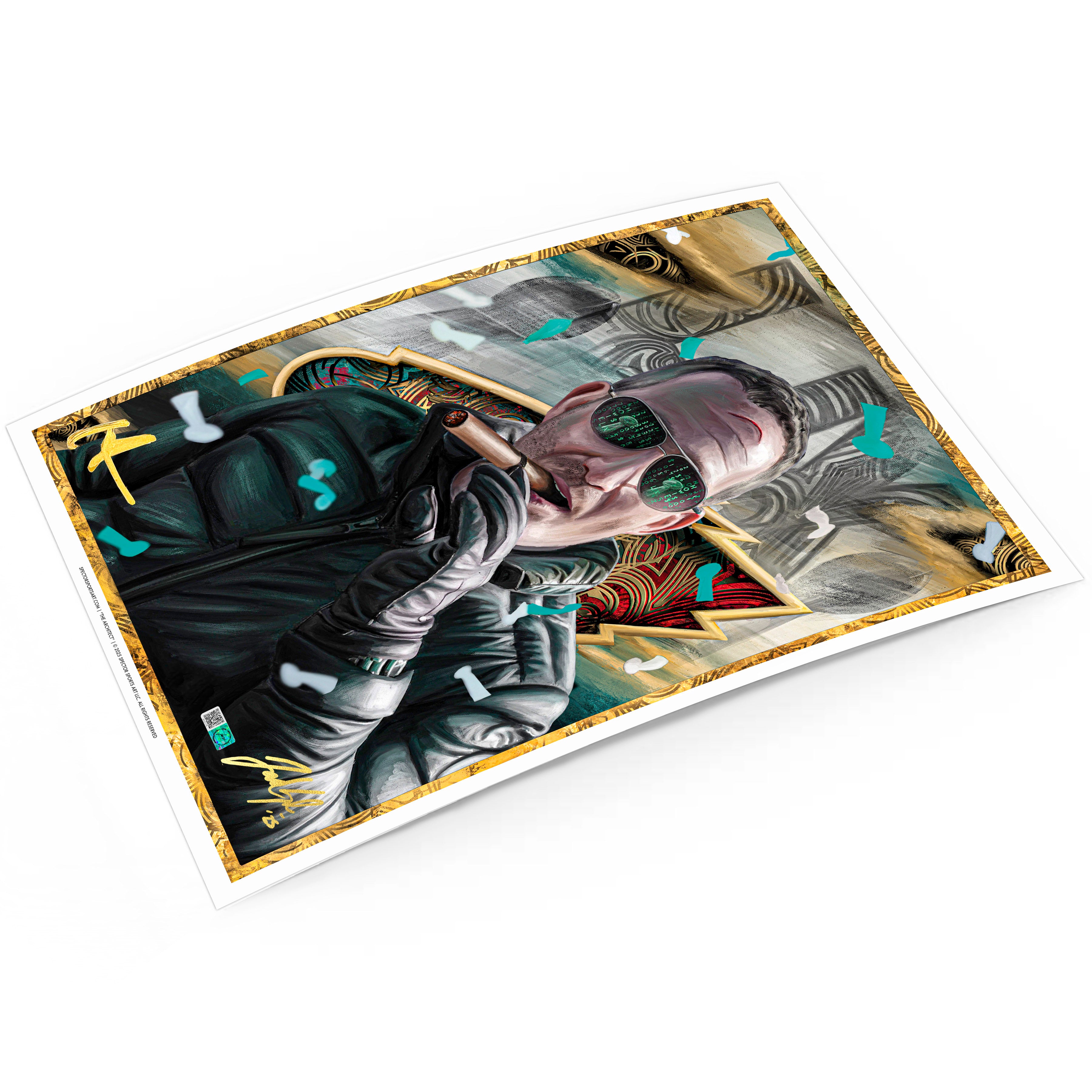 HOWIE "THE ARCHITECT" Dual Autograph