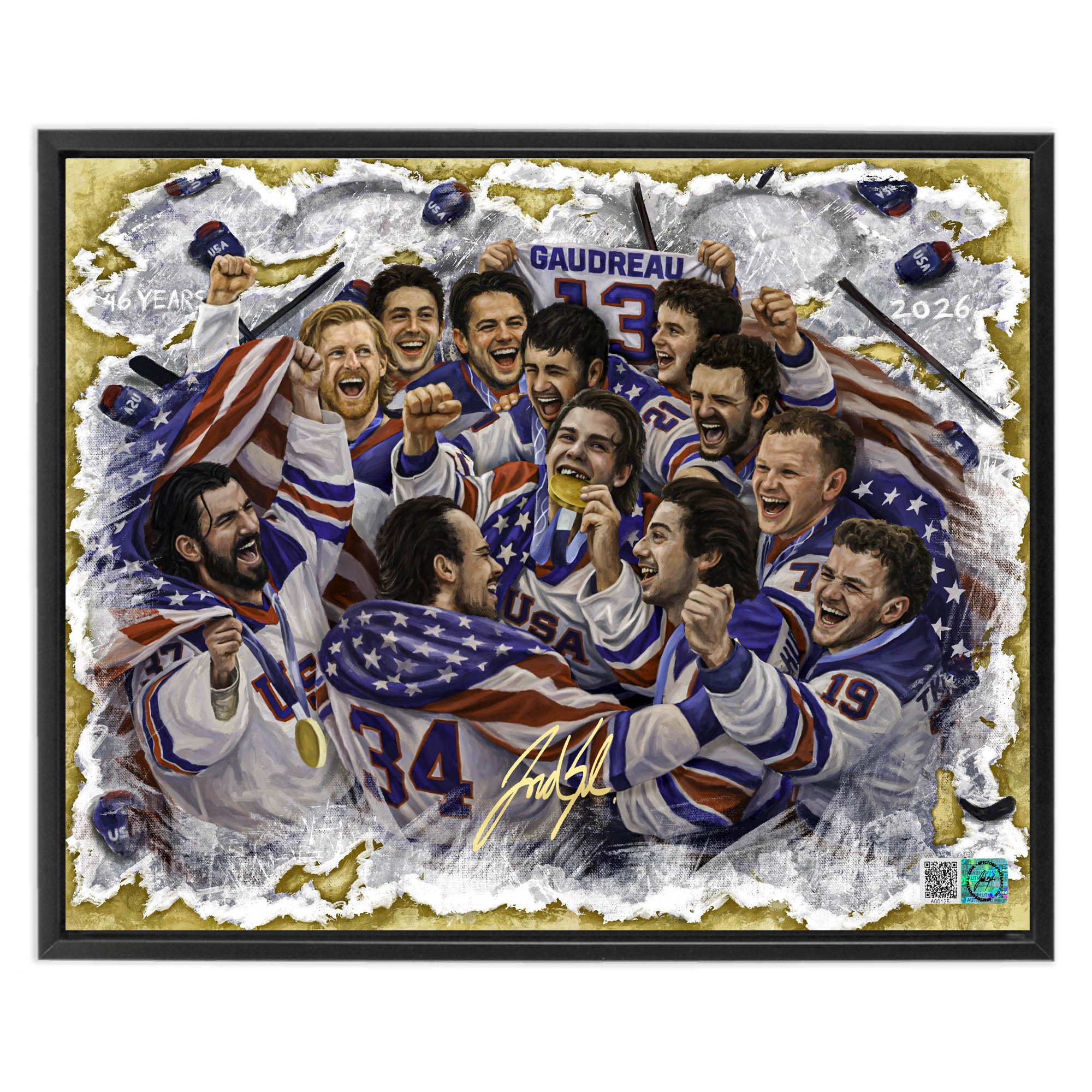 USA Mens Hockey "United In Gold"