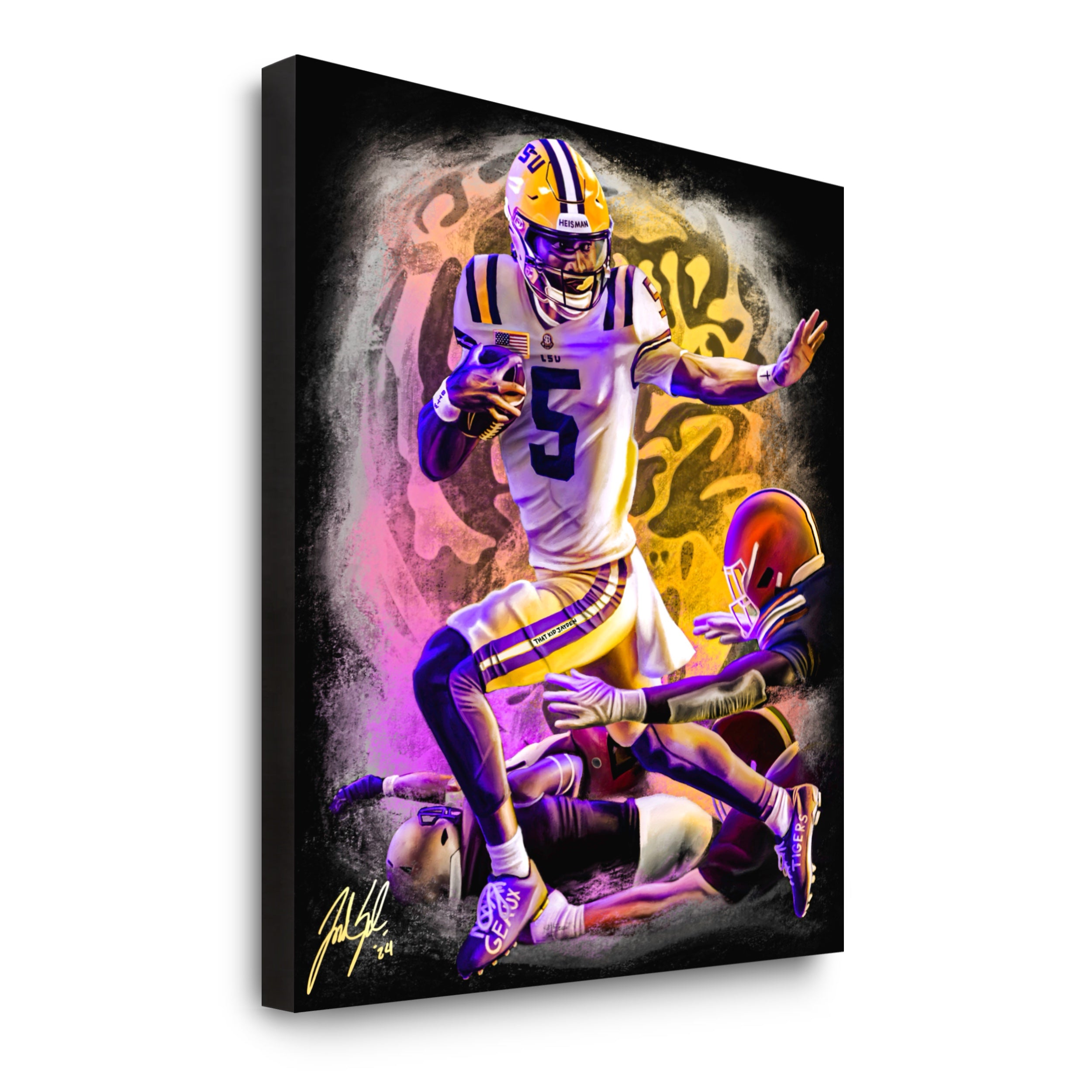 "THAT KID" Jayden Daniels - Spector Sports Art -