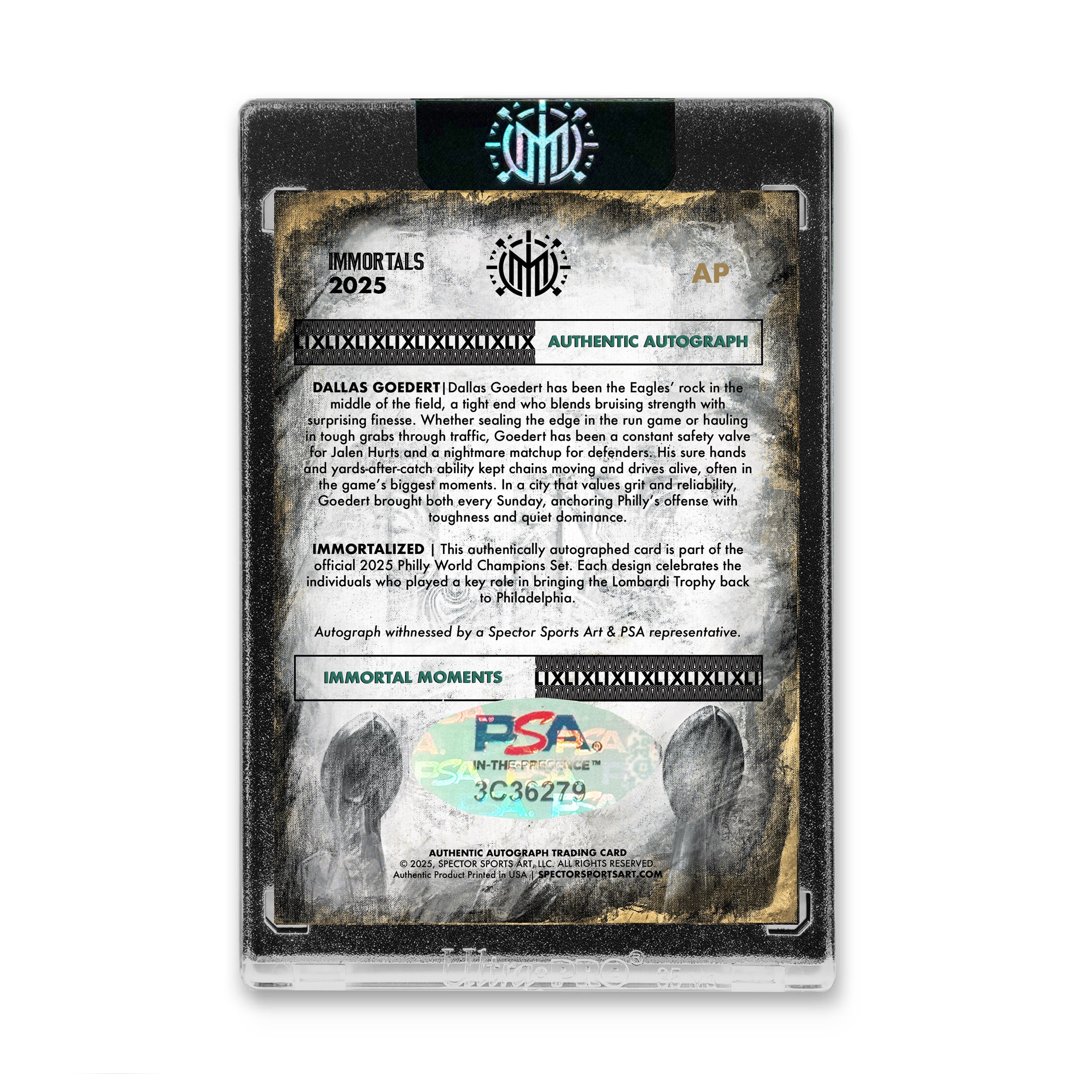 IMMORTAL MOMENTS™ DALLAS GOEDERT LIX CHAMPIONS SET