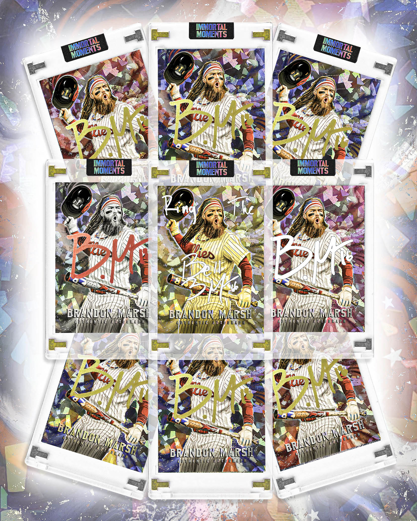 IMMORTAL MOMENTS™ BRANDON MARSH "FEAR THE BEARD" COLLECTIBLE