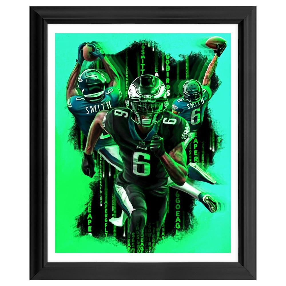 Devonta Smith “KEEP PUSHING” - Spector Sports Art -