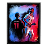 Bryce Harper "Atta Boy" - Spector Sports Art - 24 X 30 Canvas / Framed