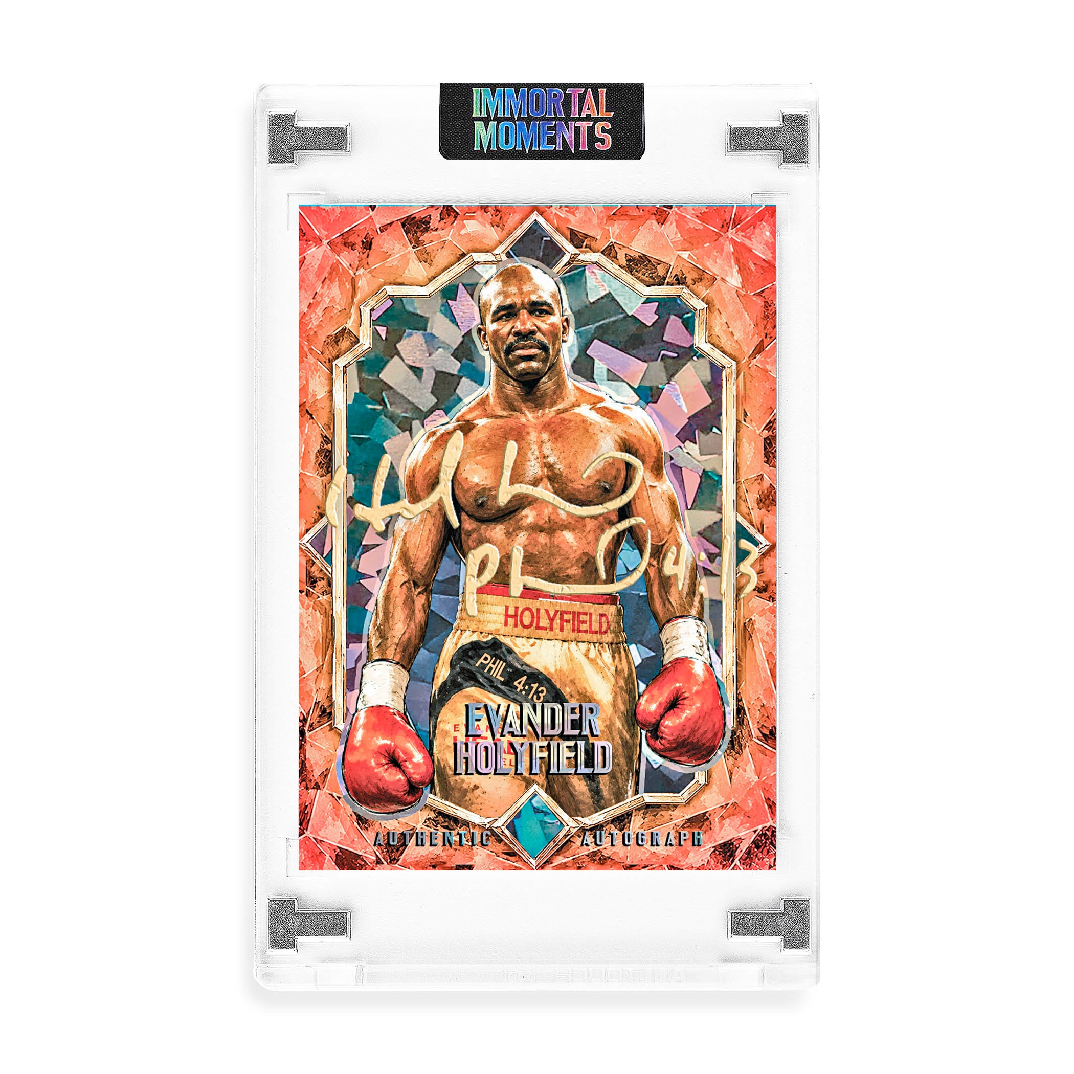 IMMORTAL MOMENTS™ National Gems Evander Holyfield Collectible