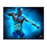 Israel Adesanya “The Last Stylebender” - Spector Sports Art - 16 X 20 Art Print / Unframed