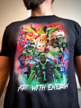 Philly Sports "ART WITH ENERGY" Limited Edition T-shirt - Spector Sports Art -