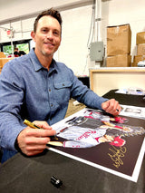Phillies "Dynamic Duo" Brad Lidge & Carlos Ruiz Dual Autograph - Spector Sports Art -
