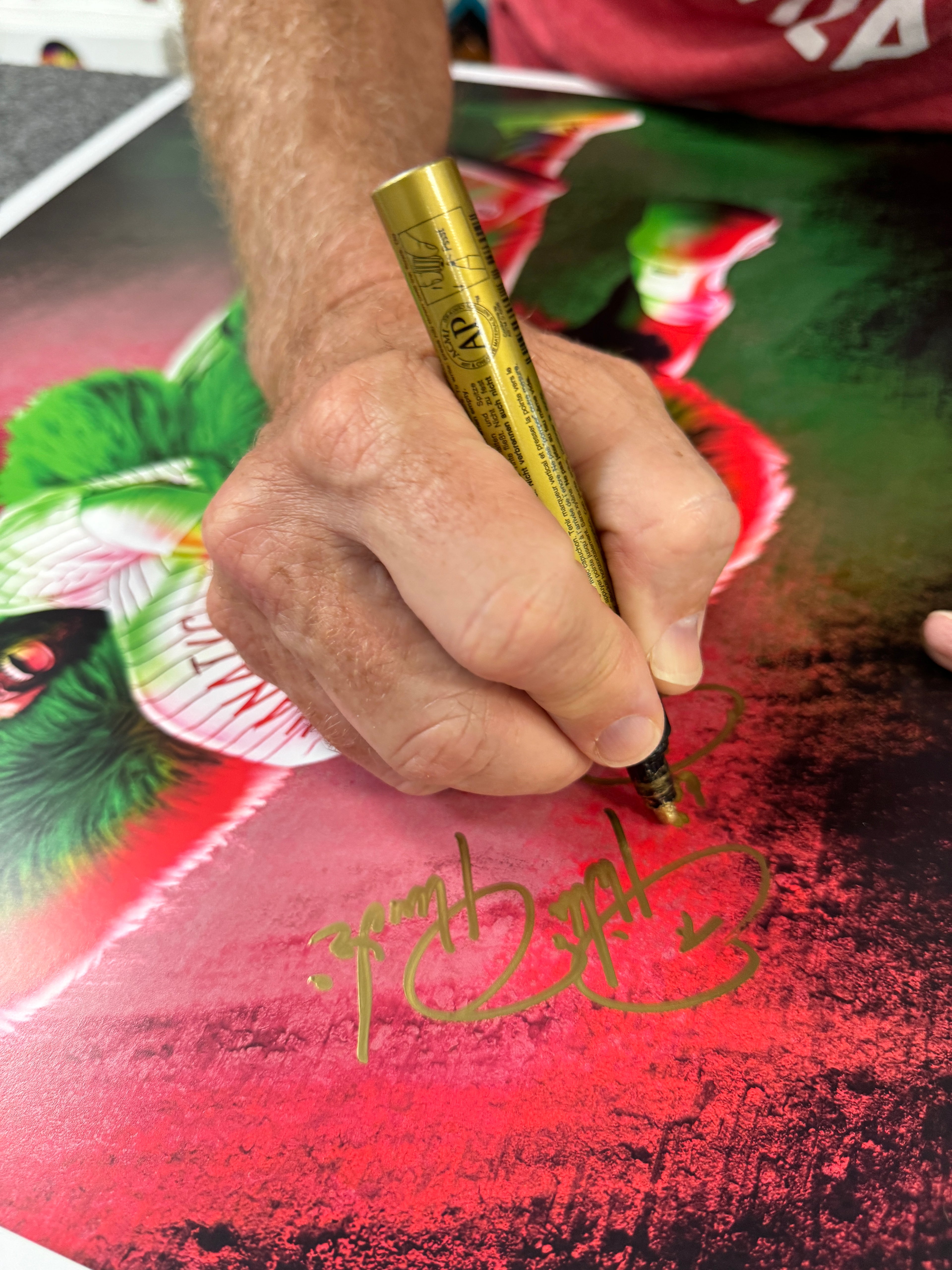 The Phillie Phanatic & Jason Kelce “Best Friends” Triple Autograph