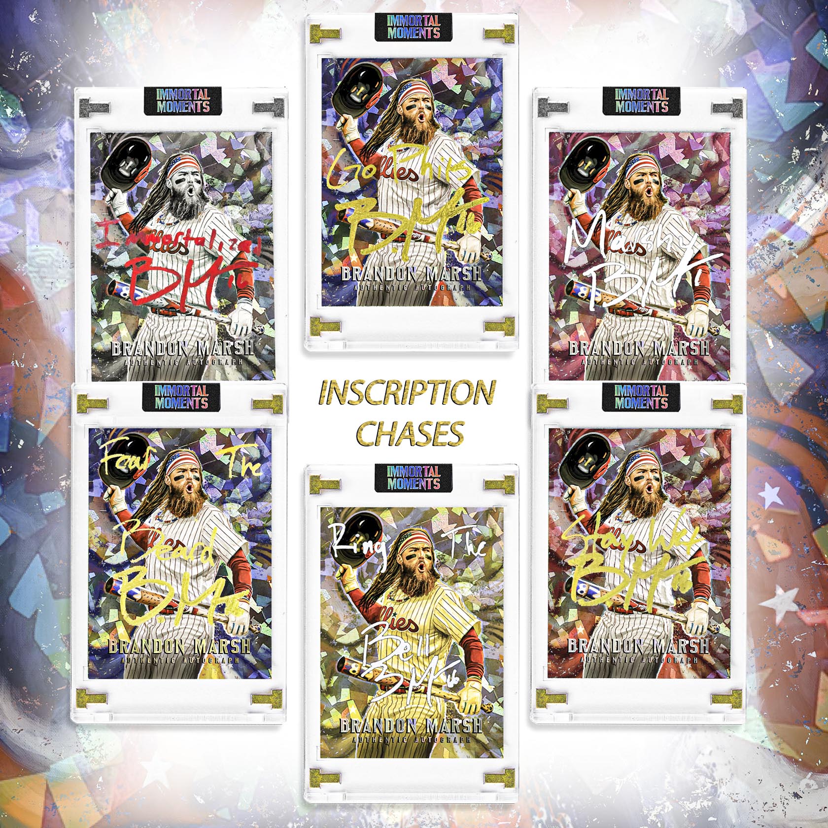 IMMORTAL MOMENTS™ BRANDON MARSH "FEAR THE BEARD" COLLECTIBLE
