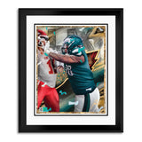 IMMORTAL MOMENTS™ JALEN CARTER "THE BREADMAN" LIX CHAMPIONS 8 x 10 Lithograph