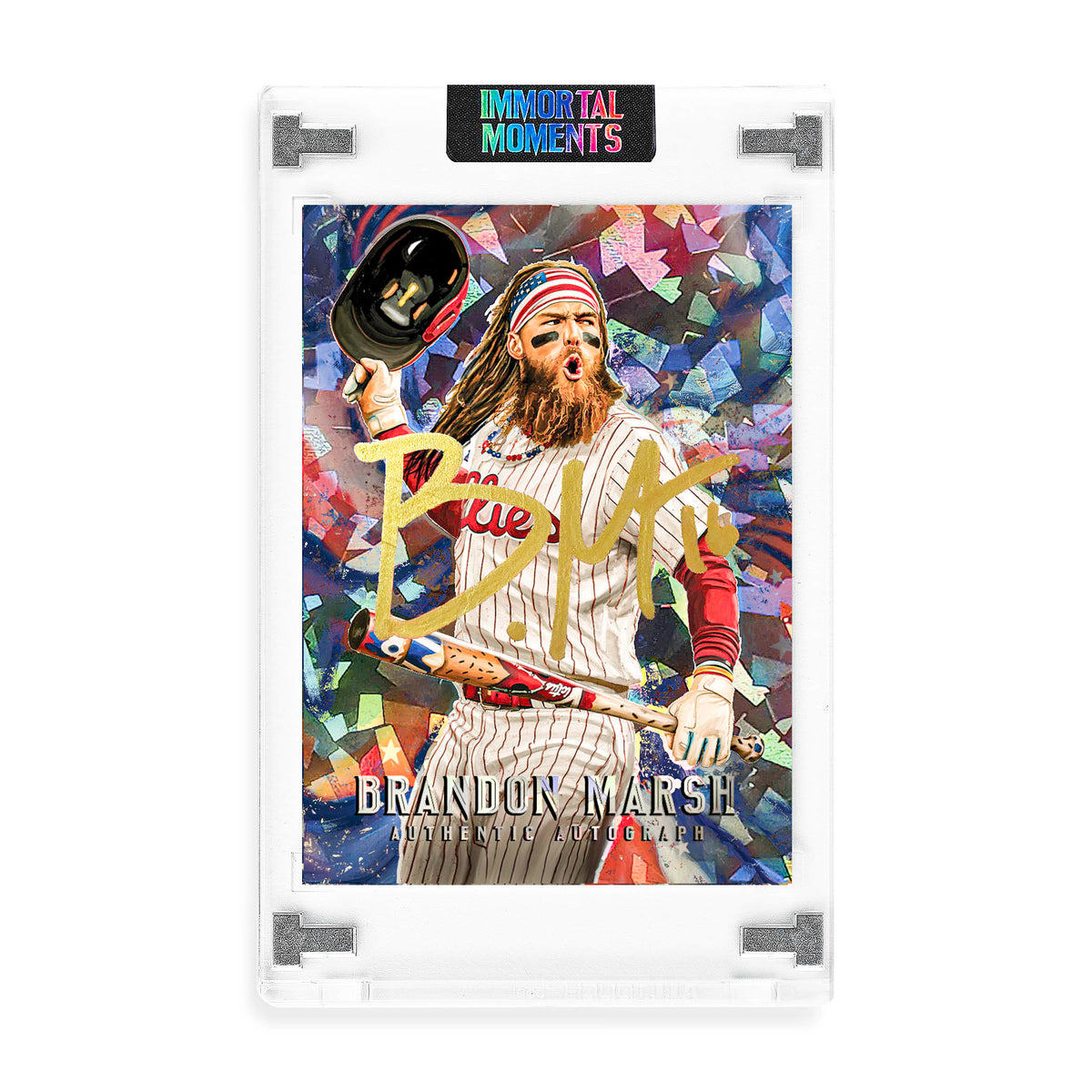 IMMORTAL MOMENTS™ BRANDON MARSH "FEAR THE BEARD" COLLECTIBLE