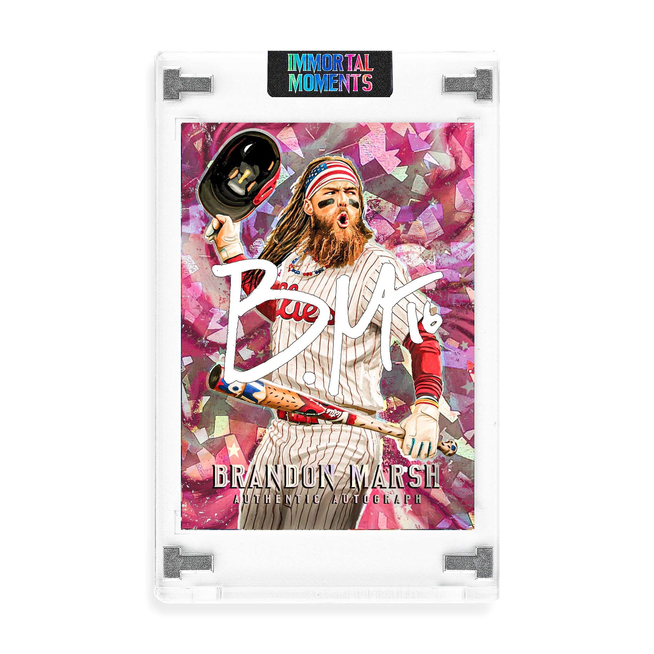 IMMORTAL MOMENTS™ BRANDON MARSH "FEAR THE BEARD" COLLECTIBLE