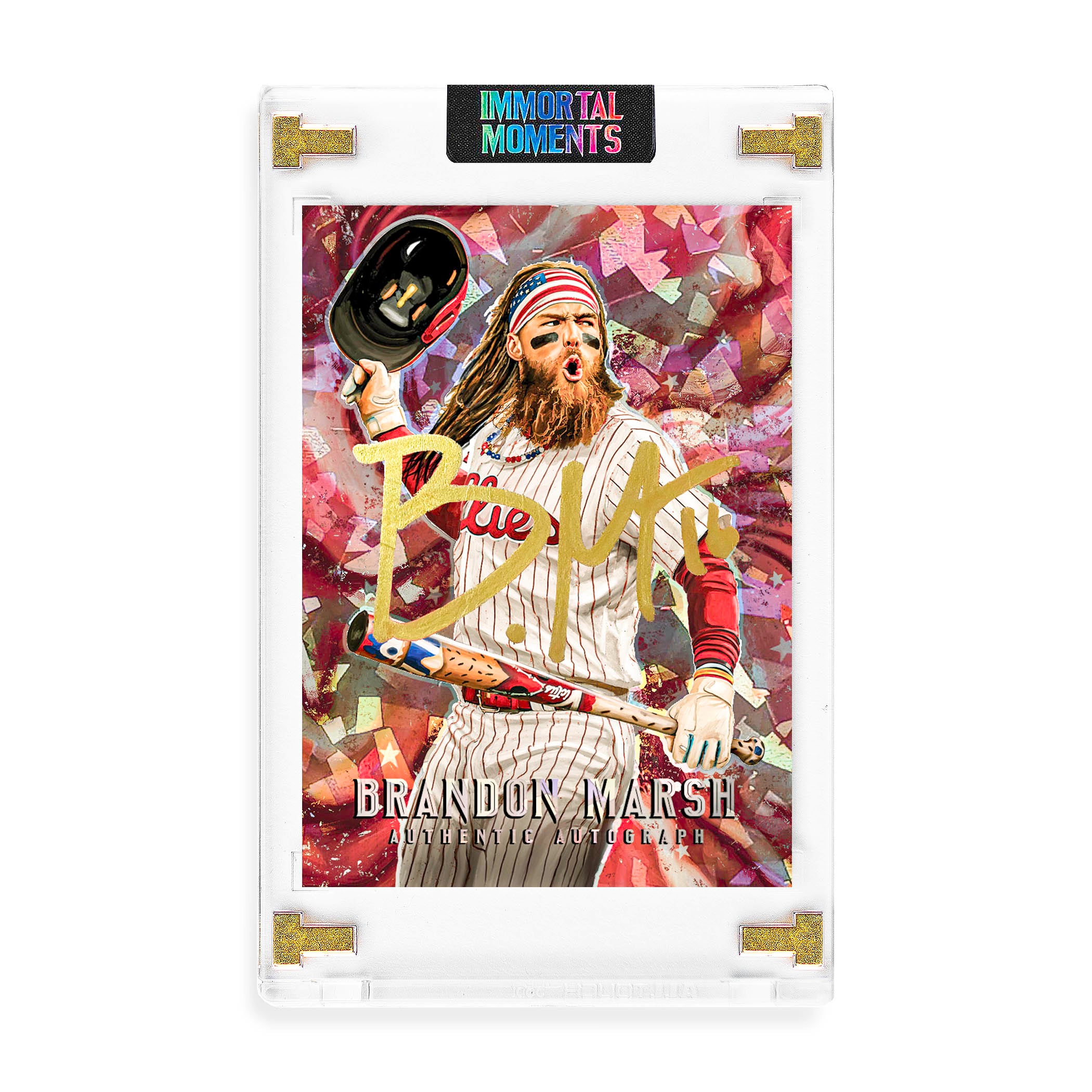 IMMORTAL MOMENTS™ BRANDON MARSH "FEAR THE BEARD" COLLECTIBLE