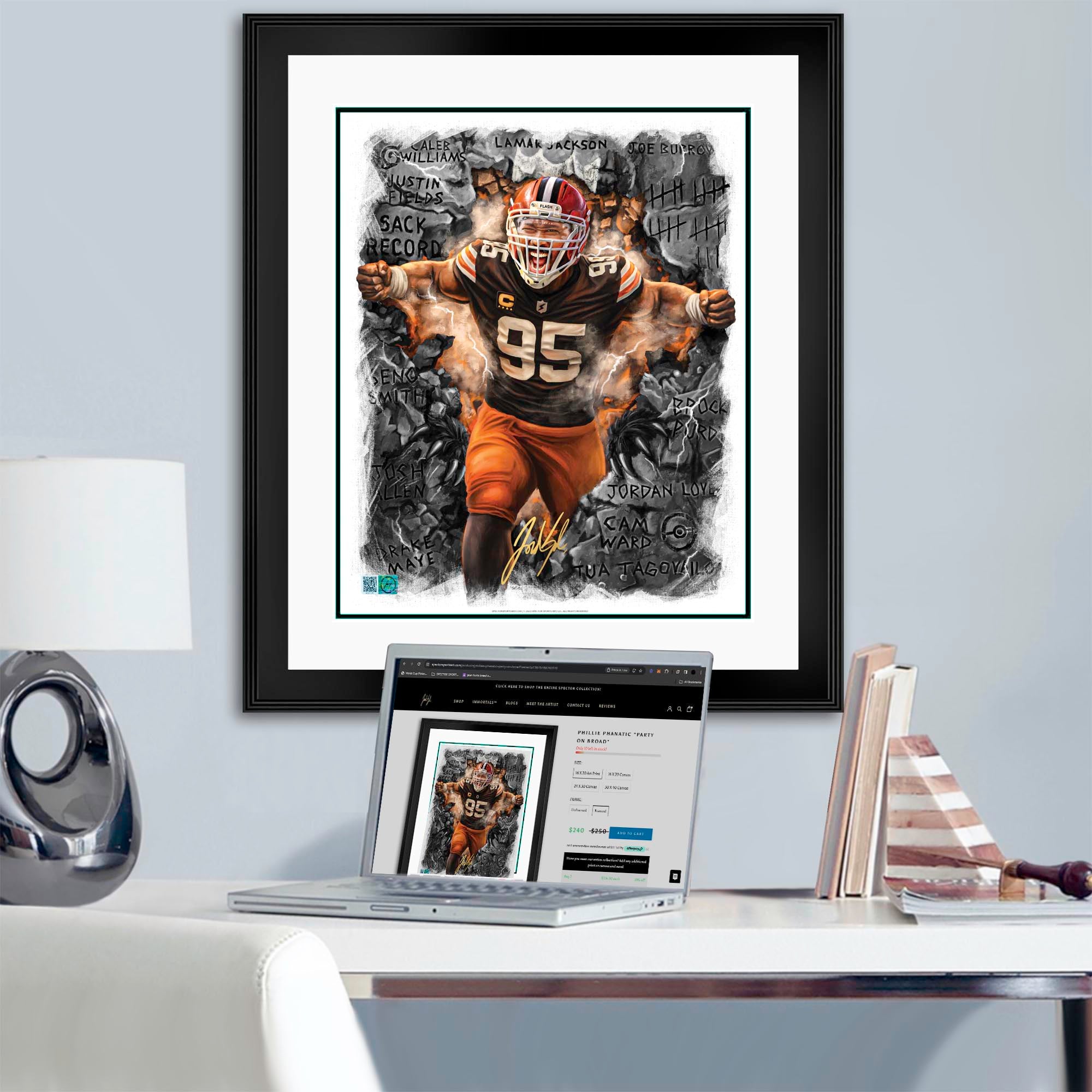 MYLES GARRETT "CROWNED" THE SACK KING