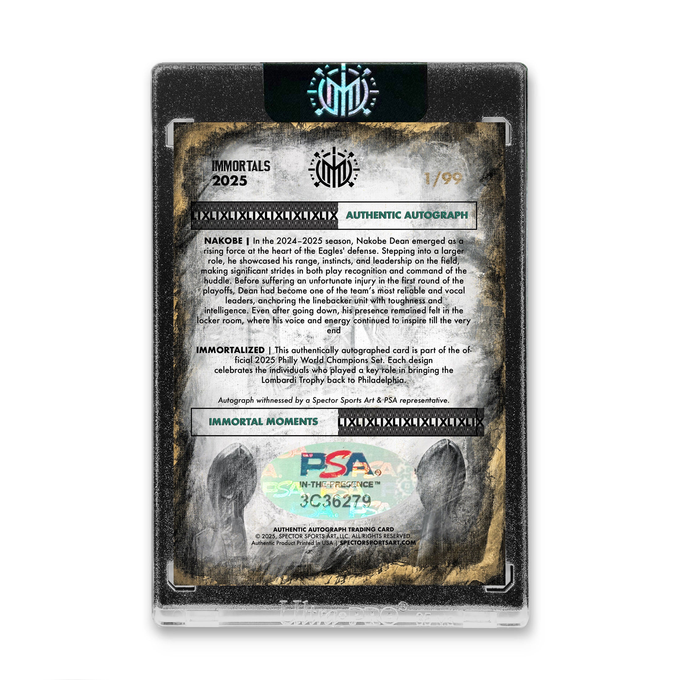 IMMORTAL MOMENTS™ NAKOBE DEAN "KODEAN" LIX CHAMPIONS SET