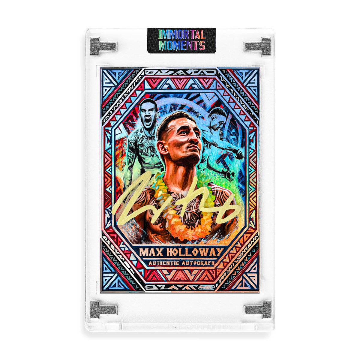 IMMORTAL MOMENTS™ "BLESSED" Max Holloway Autograph Collectible