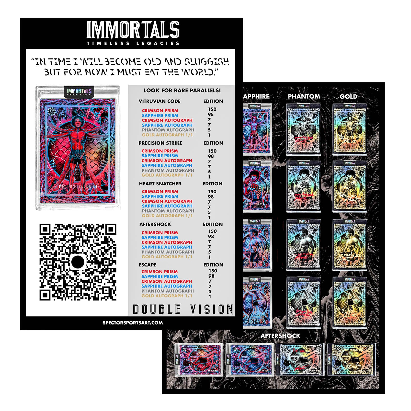 PAYTON TALBOTT "DOUBLE VISION" IMMORTALS™ COLLECTIBLE