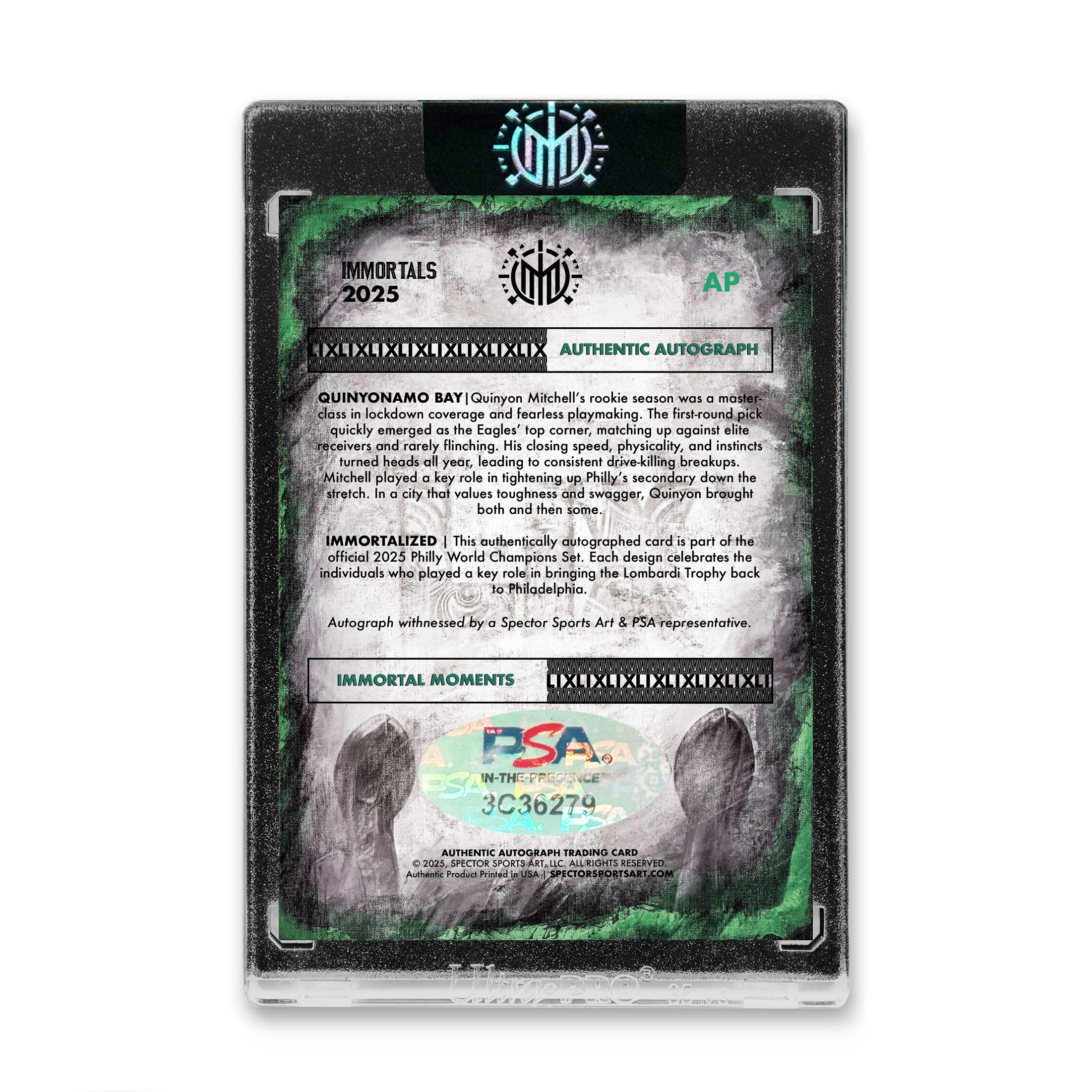 IMMORTAL MOMENTS™ QUINYON MITCHELL LIX CHAMPIONS SET - PRE ORDER