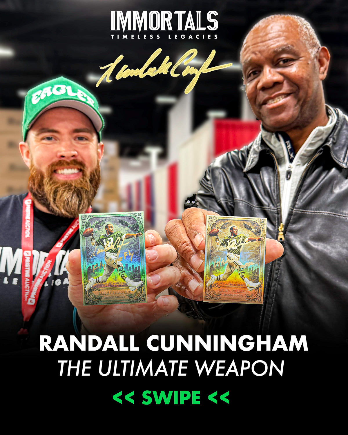 IMMORTAL MOMENTS™ Randall Cunningham "The Ultimate Weapon" Collectible
