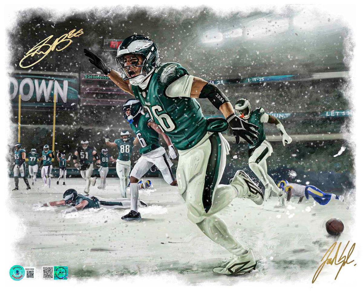 Saquon "HOUSE CALL" Artist X Athlete Dual Autograph | Pre-Sale Opportunity