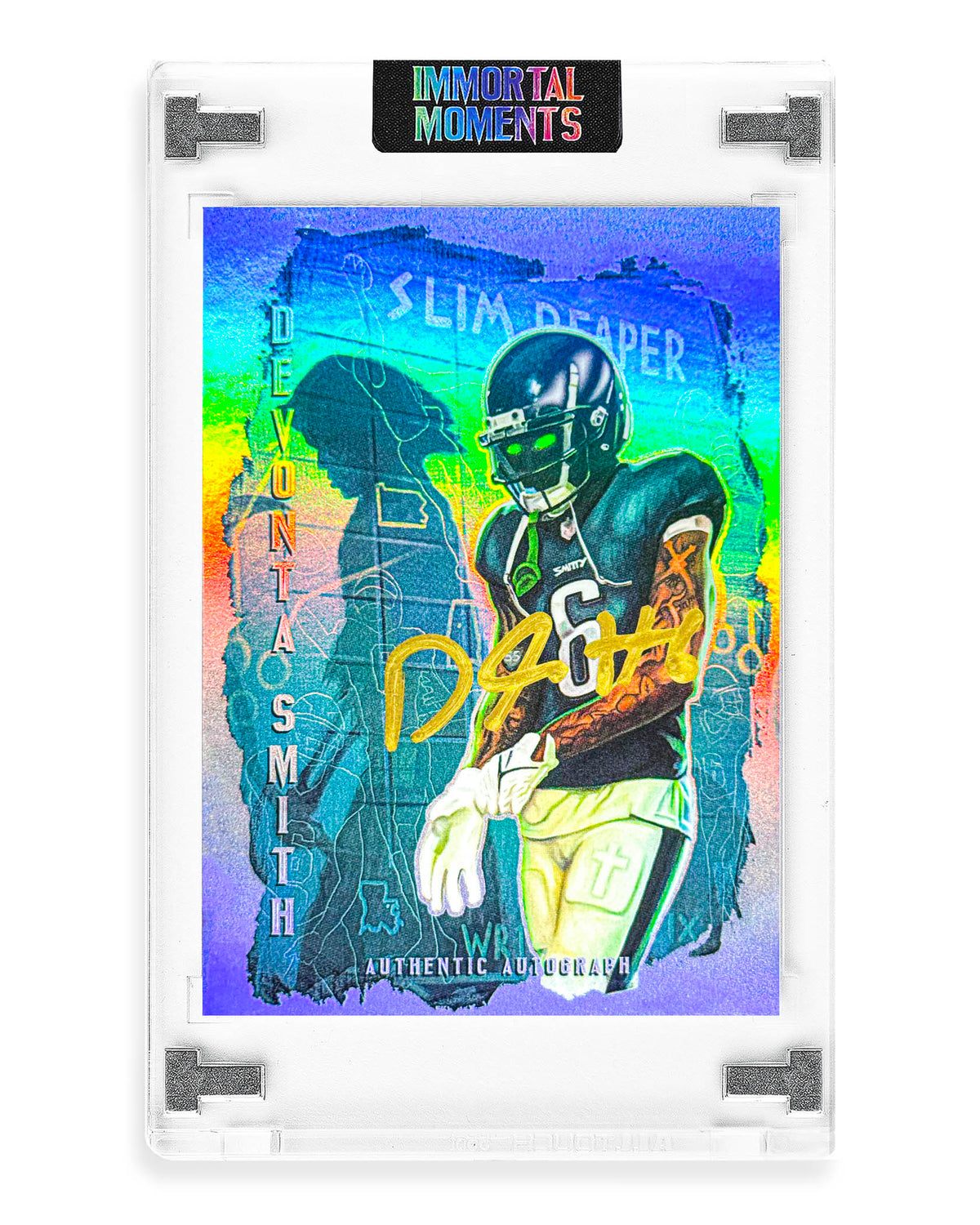 IMMORTAL MOMENTS™ DeVonta Smith "Phantom Six" Autograph Collectible