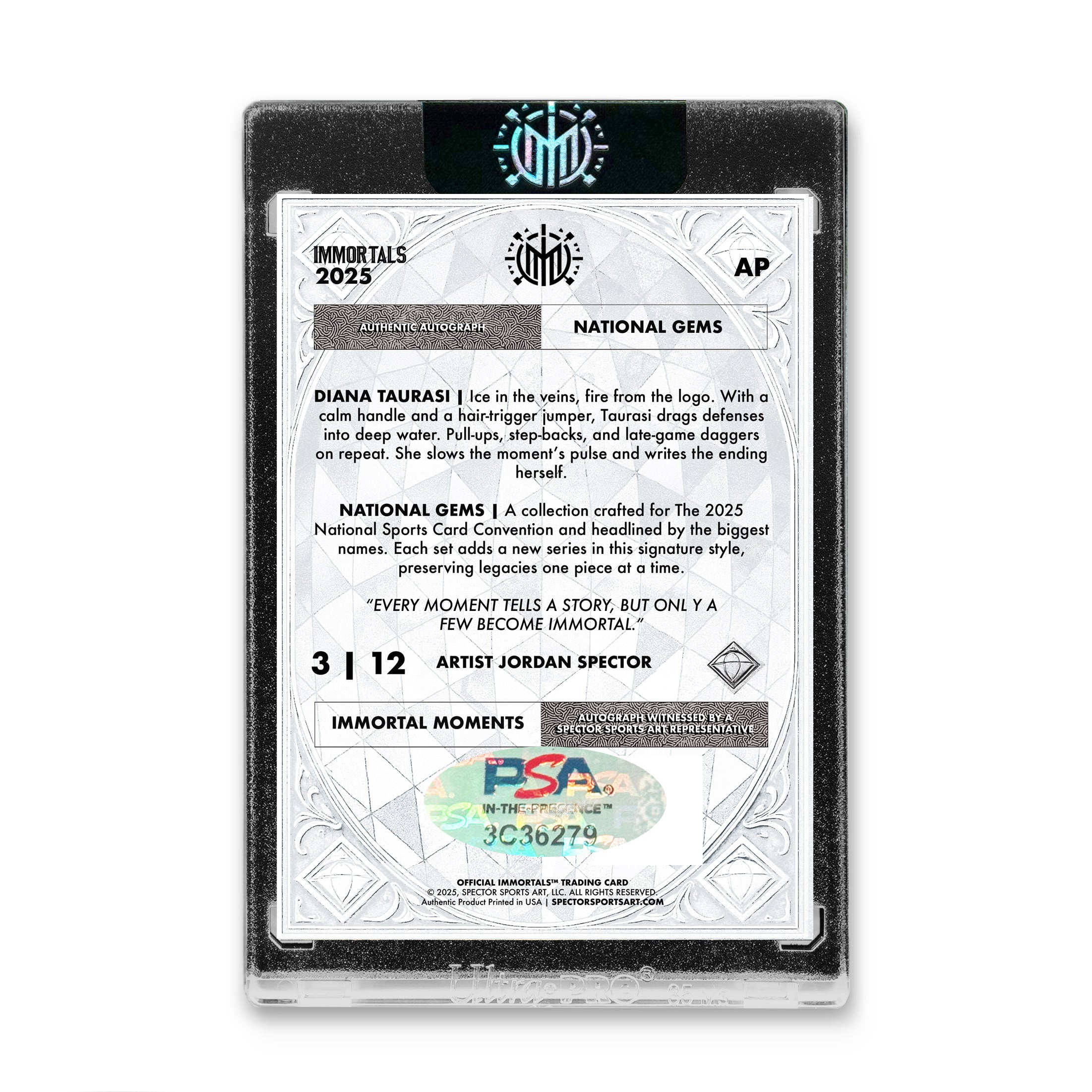 IMMORTAL™ National Gems Diana Taurasi Collectible