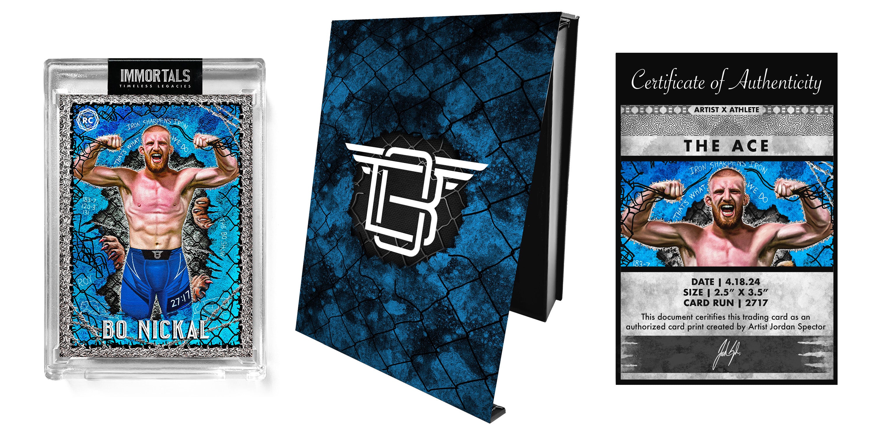 JORDAN SPECTOR X BO NICKAL - "THE ACE" - IMMORTALS™ TRADING CARD