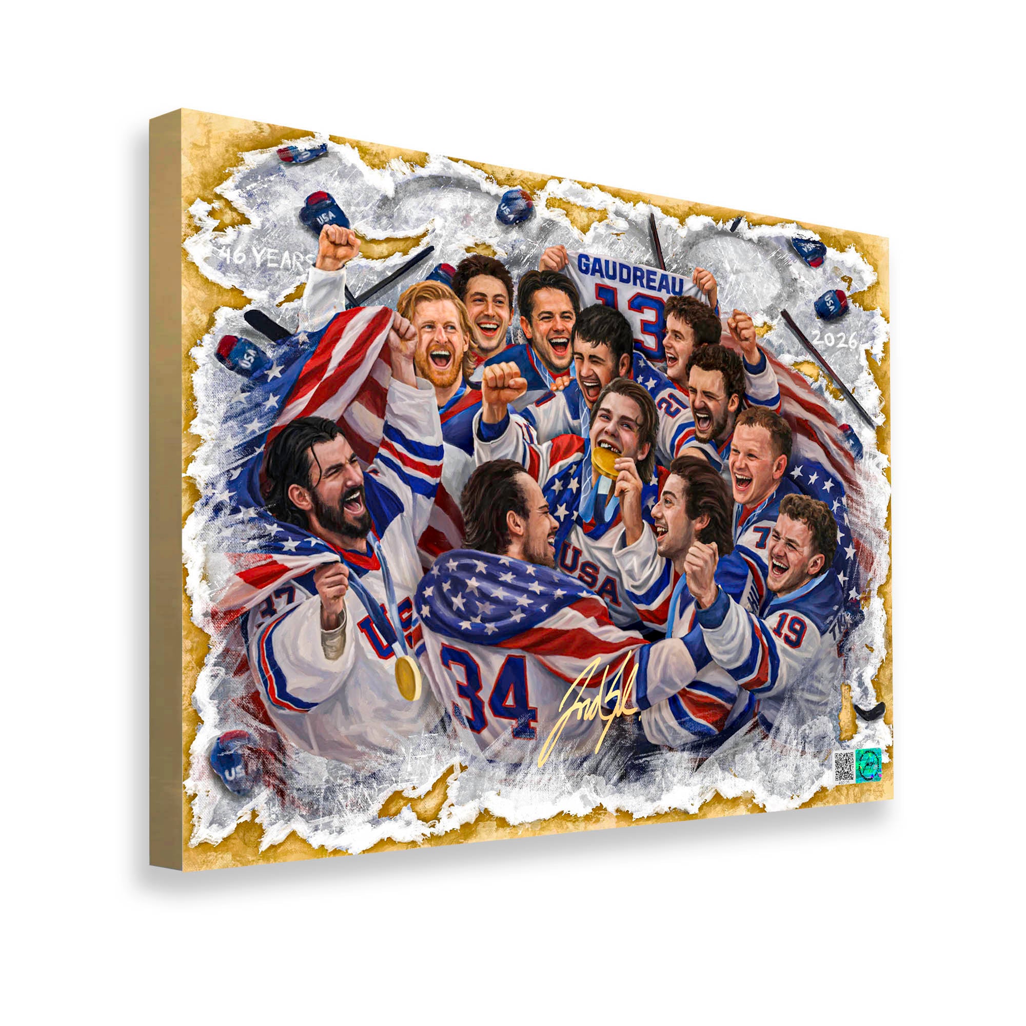 USA Mens Hockey "United In Gold"