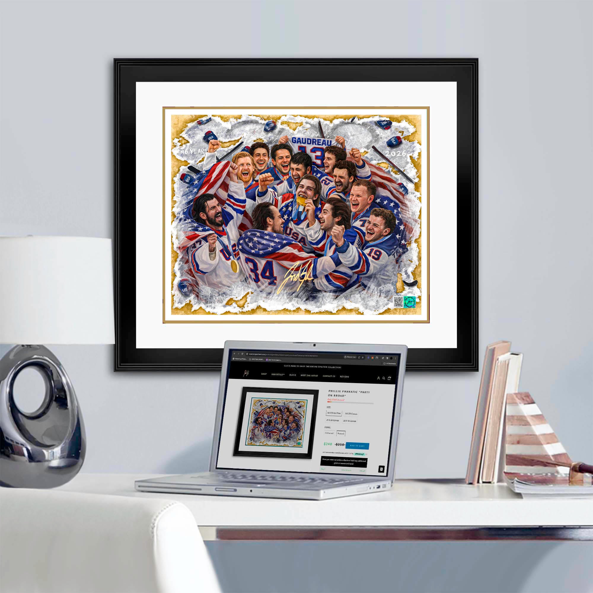 USA Mens Hockey "United In Gold"