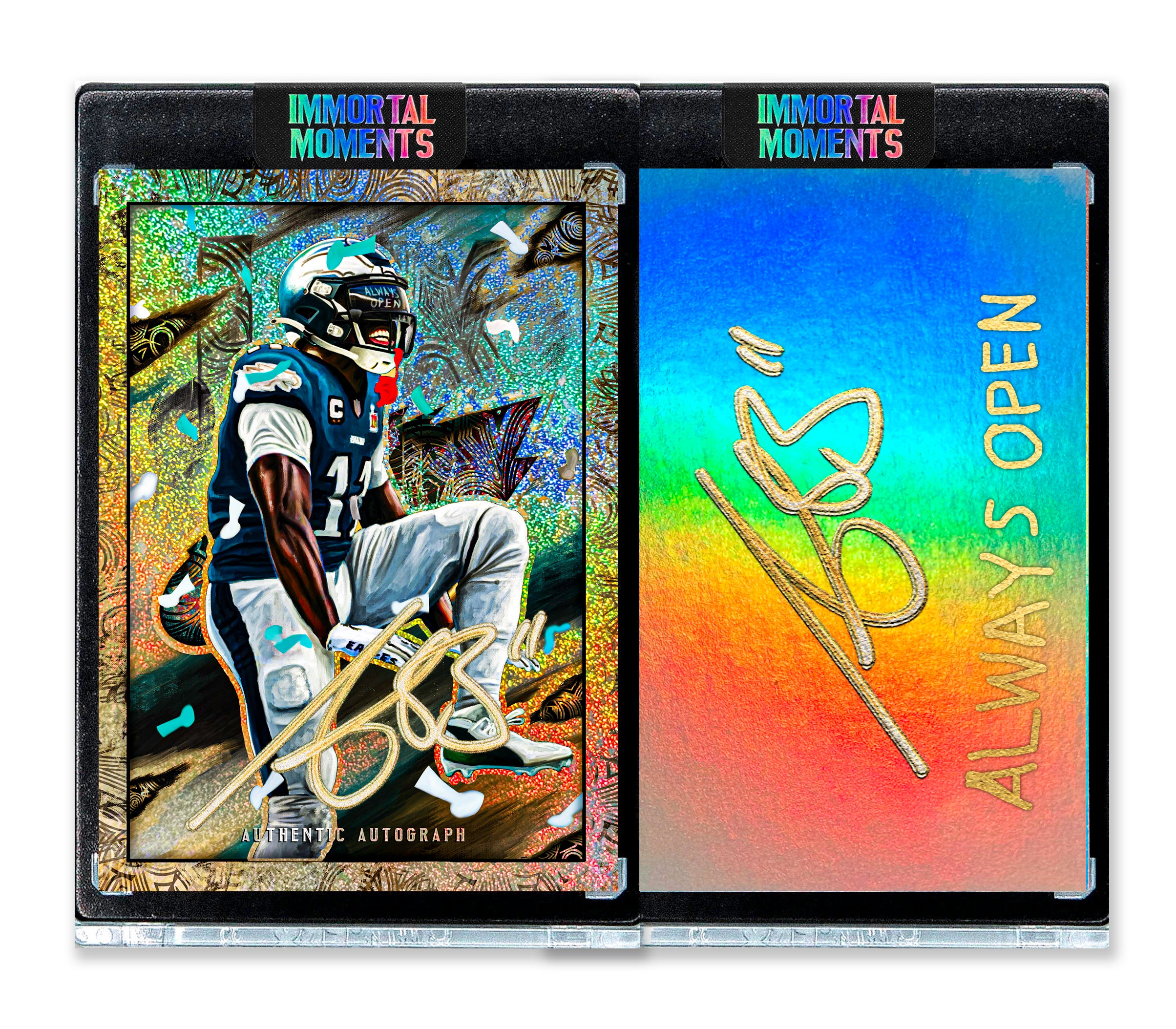 IMMORTAL MOMENTS™ AJ BROWN "ALWAYS OPEN" LIX CHAMPIONS SET