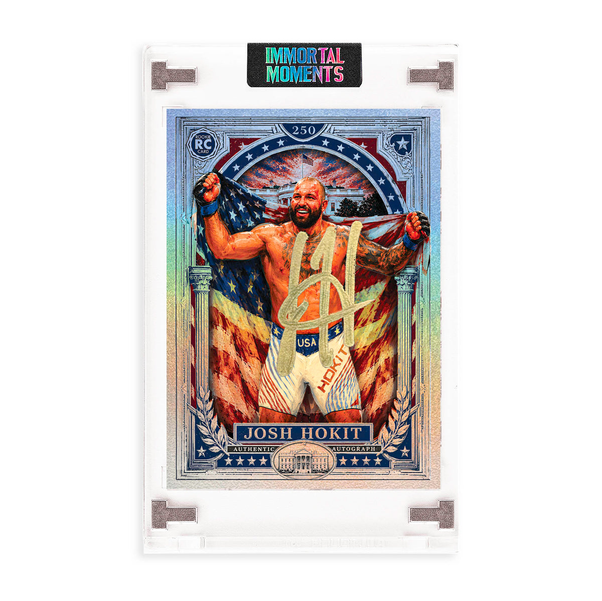 IMMORTAL MOMENTS™ "Freedom Forged" Josh Hokit Autograph Collectible