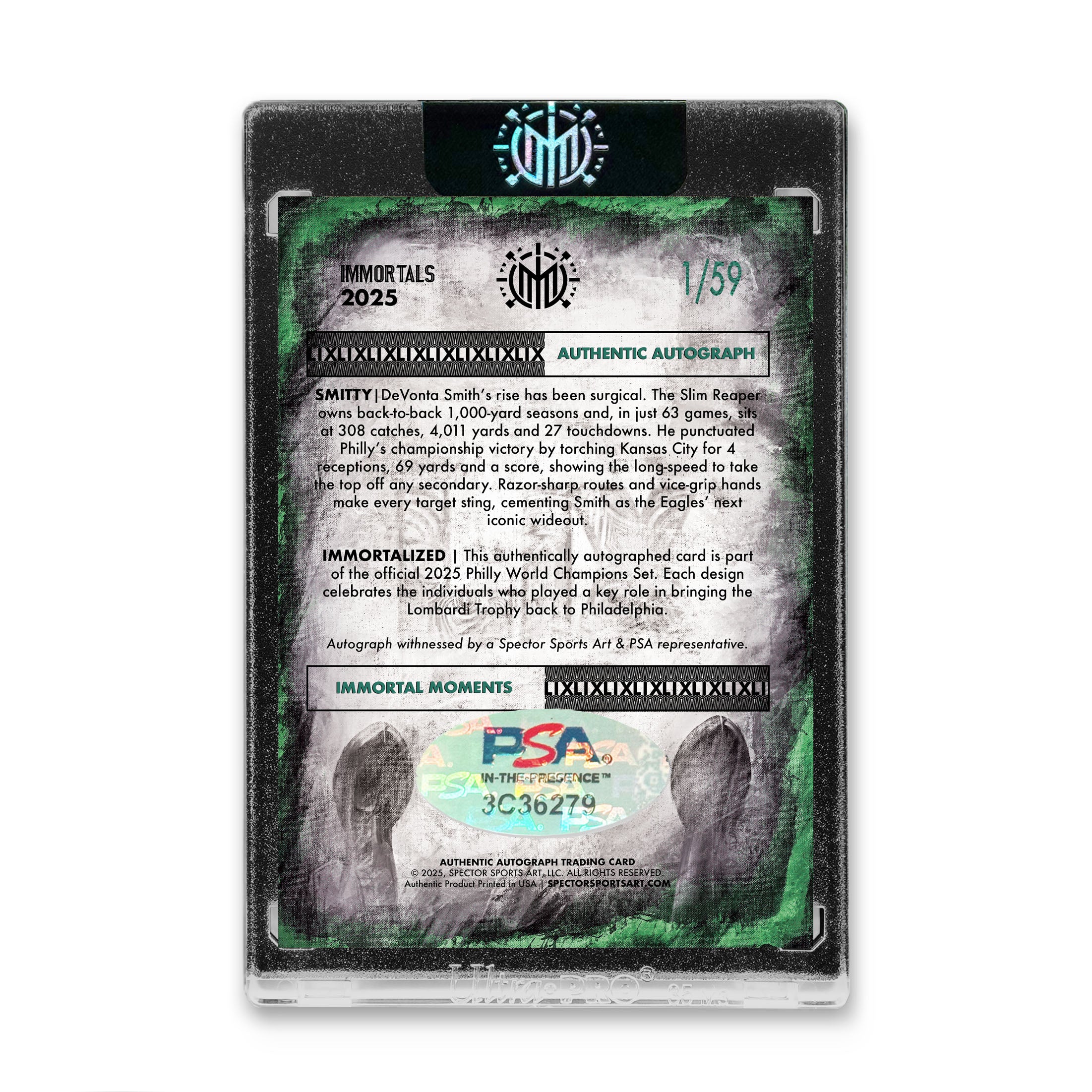 IMMORTAL MOMENTS™ DEVONTA SMITH "SMITTY" LIX CHAMPIONS SET