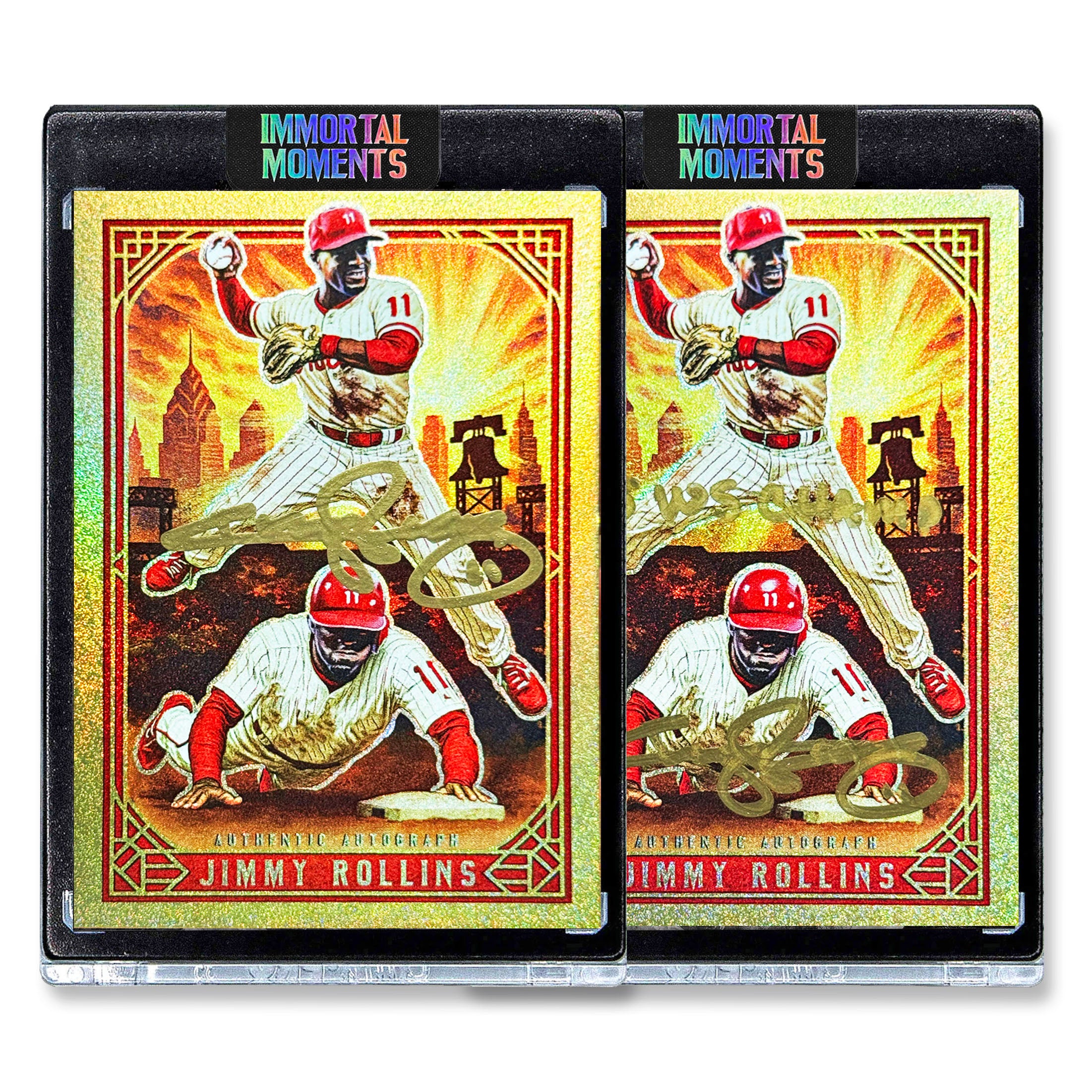 IMMORTAL MOMENTS™ JIMMY ROLLINS "GOLDEN GLOVE" COLLECTIBLE