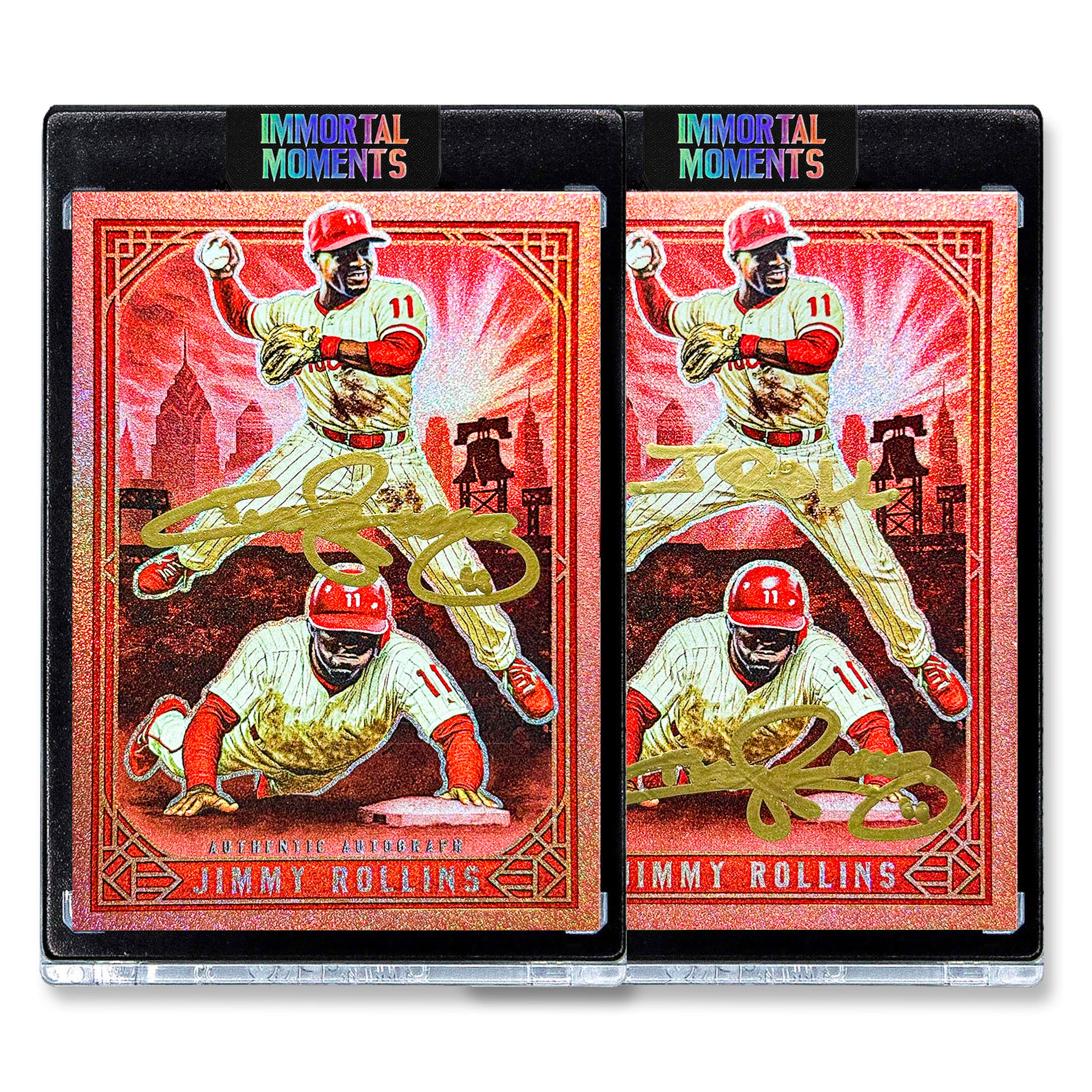 IMMORTAL MOMENTS™ JIMMY ROLLINS "GOLDEN GLOVE" COLLECTIBLE