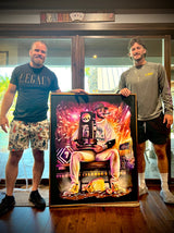 Dylan Crews “SEVEN” Artist X Athlete Dual Autograph - Spector Sports Art -