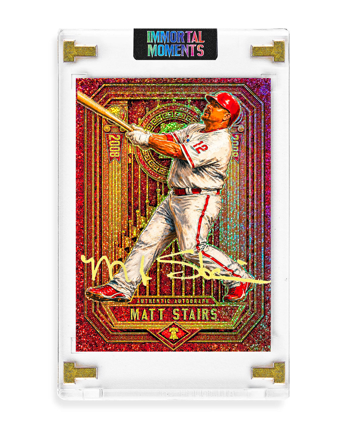 IMMORTAL MOMENTS™ MATT STAIRS "SLUGGER" FOREVER 08 SERIES COLLECTIBLE