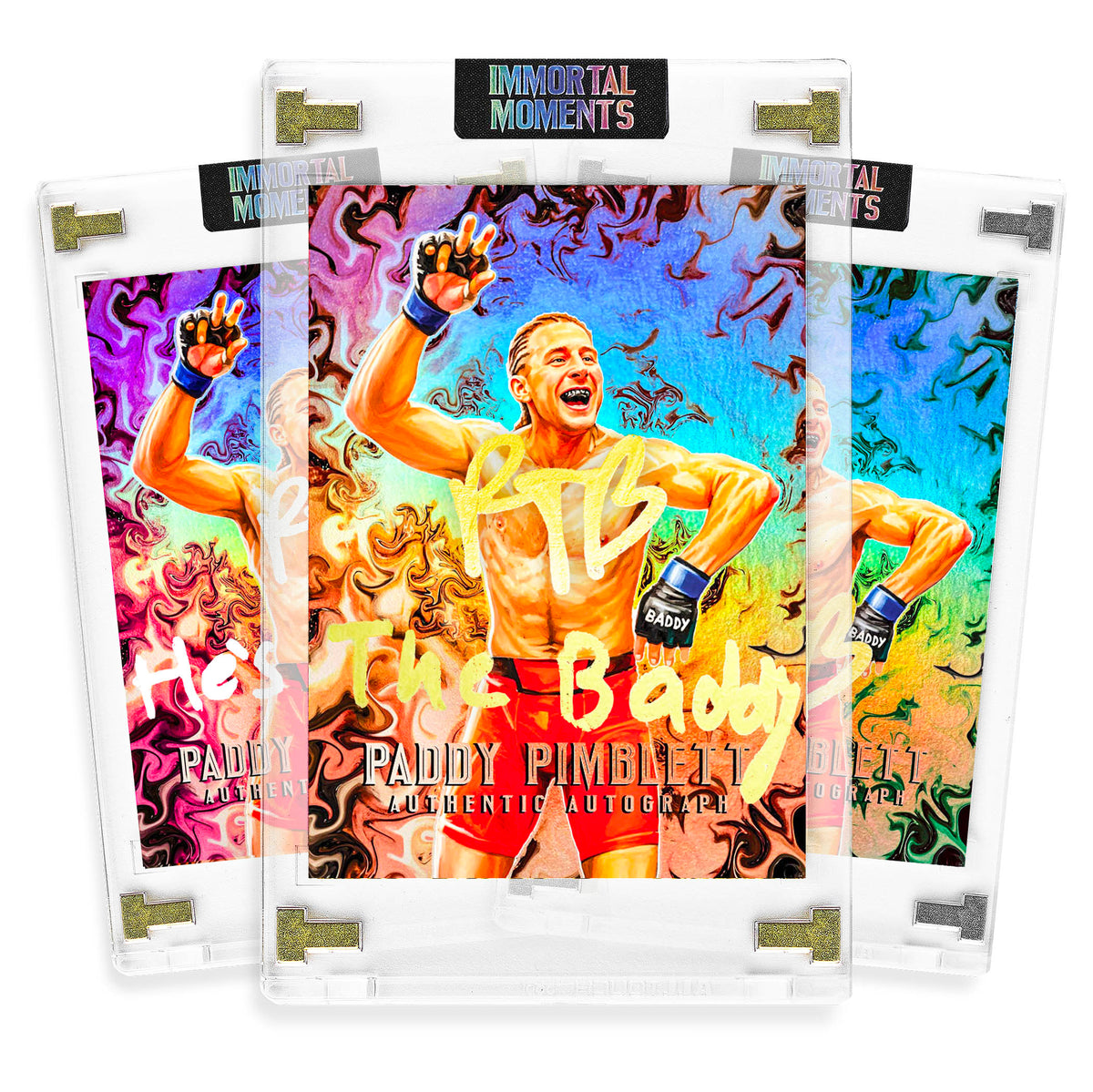 IMMORTAL MOMENTS™ Paddy Pimblett "THE BADDY" Autograph Collectible