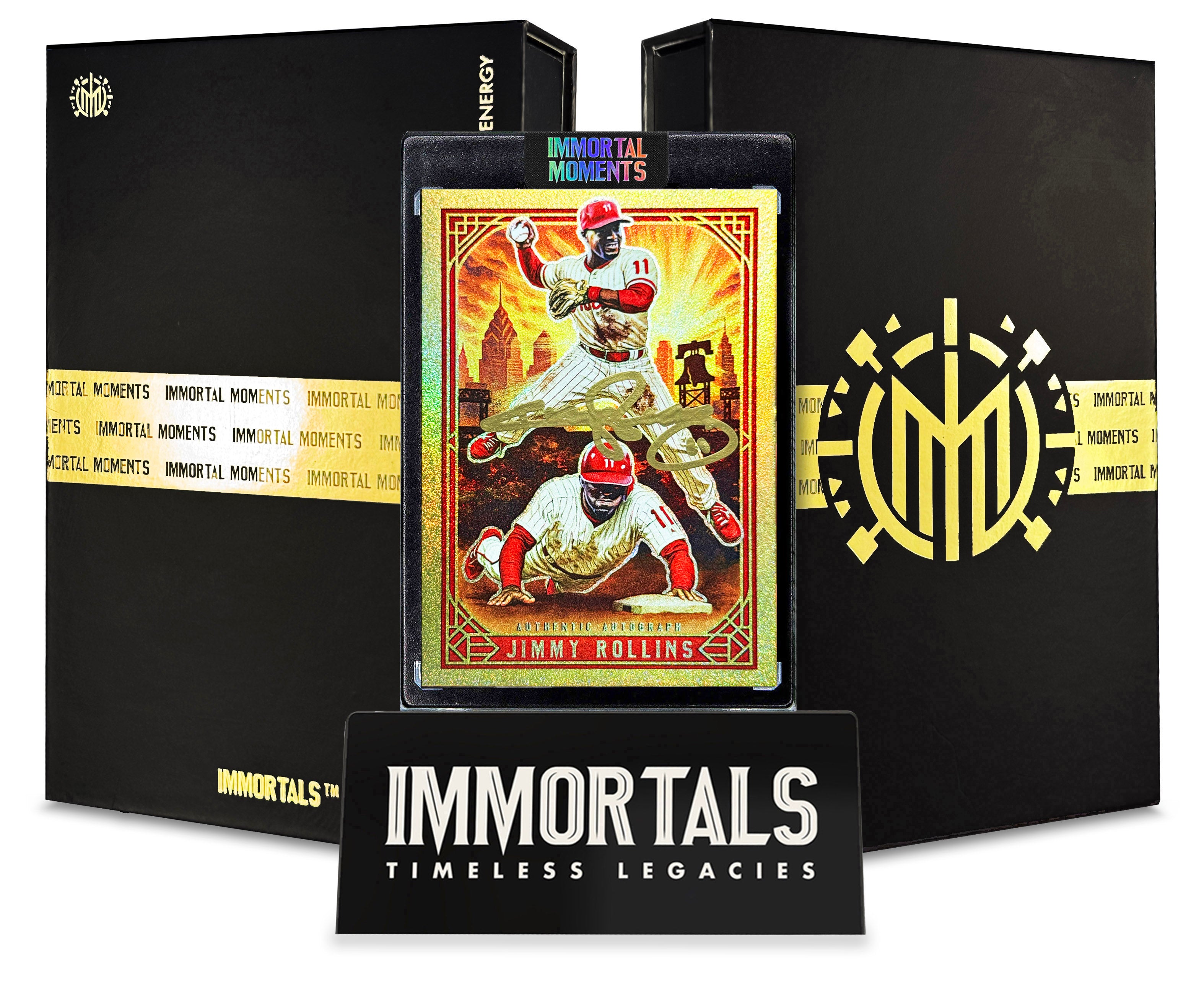 IMMORTAL MOMENTS™ JIMMY ROLLINS "GOLDEN GLOVE" COLLECTIBLE