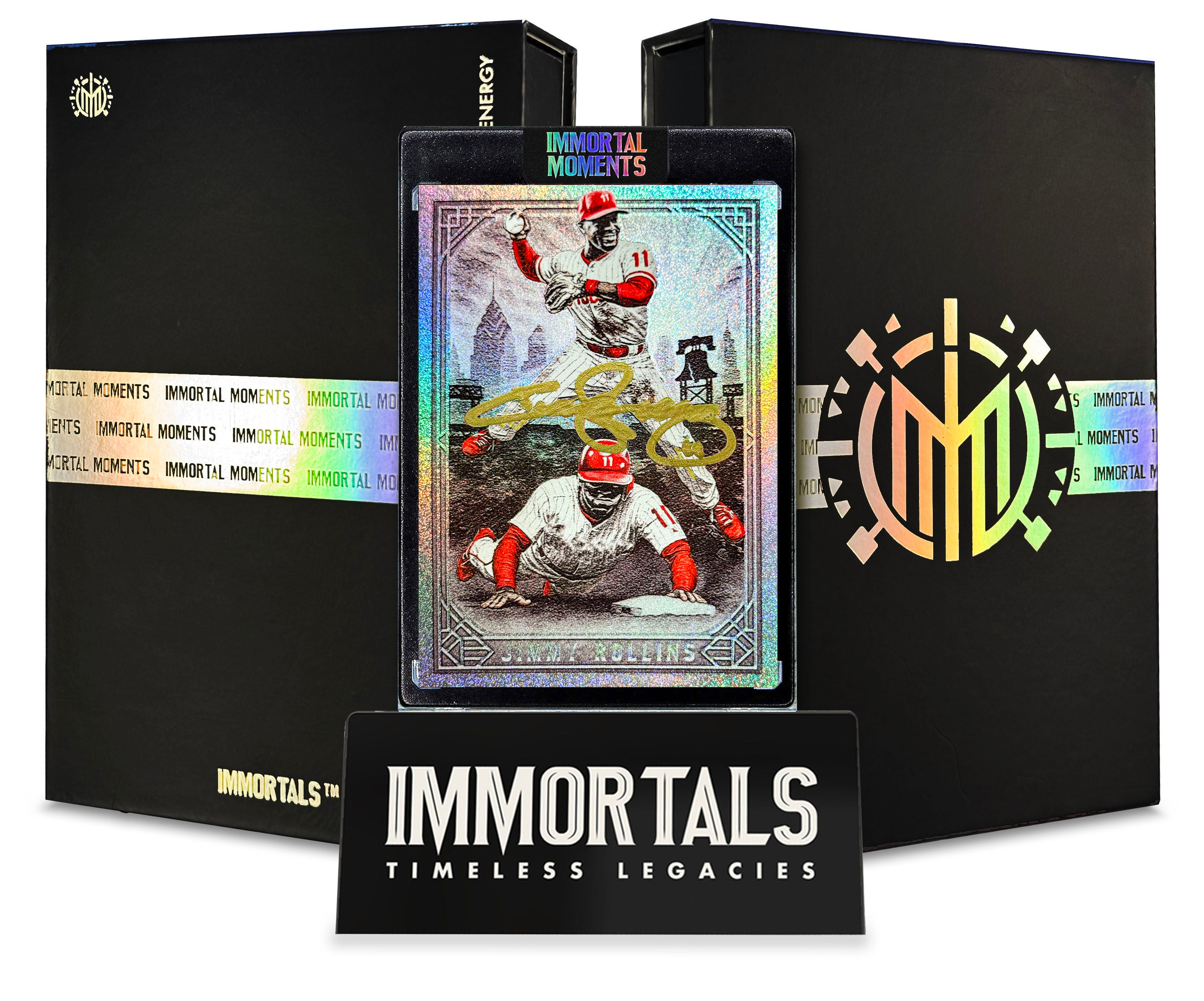 IMMORTAL MOMENTS™ JIMMY ROLLINS "GOLDEN GLOVE" COLLECTIBLE